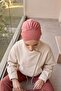 Comfortable Combed Cotton Bonnet with Belt, B-31 - 2