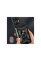 حافظة Realme C55 من السيليكون مع حلقة عدسة Pars - أسود - 3