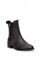 D26Kb-8440 Women's Genuine Leather Heeled Boots Black - 2