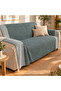 N Nevora 170X210 cm Tufted Zigzag Patterned Multi-Purpose Sofa Cover and Sofa Shawl - 4