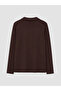 Brown Polo Neck Soft Touch Women's Sweatshirt - 6