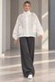 Women's Premium Transparent Modal Jacket with Full Lace Lining and Sequin Embroidery Bomber Jacket - 6