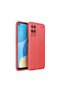 غطاء فوكوس أوتو لهاتف اوبو A54 4G - أحمر
