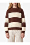 Long Sleeve Crew Neck Striped Sweater - 2