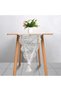 1 Pack Lace Table Runner White Vintage Lace Fabric Table Runner for Wedding Reception Table - 5