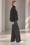 Women's Premium Transparent Modal Jacket with Full Lace Lining and Sequin Embroidery Bomber Jacket - 6