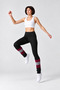 Women's Stripe Patterned Colorful Leggings - 2
