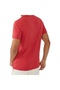 Men's Basic V-Neck T-Shirt – AX I Red - 2
