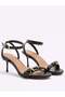 Sandale cu toc, negre - 41 - 4