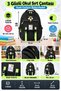 Primary School School Bag 3 Compartments Black Highlighted Backpack 46X30X20 cm - 3