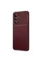 Samsung Galaxy A36 Case Auto Focus Carbon Cover - Burgundy - 3