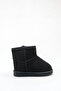 Black Sheepskin Suede Non-Slip Sole First Step Baby Daily Boots - 4
