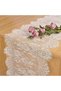 1 Pack Lace Table Runner White Vintage Lace Fabric Table Runner for Wedding Reception Table