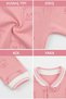 Baby Set with Teddy Bear Figure, 100% Cotton - 4
