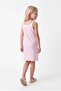 Girls' Striped Thin Strap Cotton Blend Dress - 4