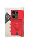 Xiaomi Redmi Note 13 Pro 4g Case Zuma with Business Card and Ring Silicone - Navy Blue - 3