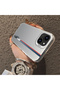 Speed Racing Style Case Compatible with iPhone 14 Plus/15 Plus, Red Blue Vertical Stripe Racing English Motif - 2