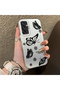 Samsung Galaxy M15 Compatible Plain Feel Case, Line Butterfly Daisy English Slogan Pattern