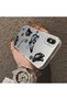 iPhone X/Xs Compatible Plain Feel Case, Line Butterfly Daisy English Slogan Pattern - 2