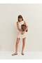 Rochie mini, bej - S - 5