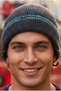 Men's Striped Folded Knitwear Knitted Winter Beanie
