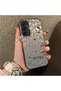 Samsung Galaxy A25 Compatible Gray Leopard Pattern Phone Case, Star English Art Print
