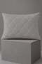 Quilted Pillow Protector Mattress Cover 50X70 4-Pack Melange Gray - 5