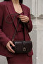 Trendy Women's Crossbody Bag with Buckle Strap Brown - 2