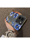 Vivo Y36 4G/5G Compatible Elegant Flower Case, Blue Flower Golden Branch Creative Flat Print - 2