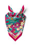 Flower Carnival Pattern 55X55Cm Bandana/Scarf - 5