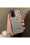 Redmi Note 10 Pro Compatible Gray Leopard Pattern Phone Case, Star English Art Print