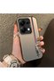 Redmi Note 13 Pro 4g Compatible Speed Race Style Case, Red Blue Vertical Stripe Racing English Motif