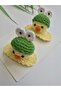 Amigurumi Yellow Duck 2-Piece Snap Buckle Niche Special Design Hair Accessory - 3