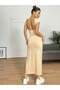 Rochie maxi, bej - M - 3