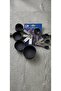 8 Pieces Solid and Liquid Measuring Spoon Set with Steel Handle and Plastic Tip with Hanger - 4