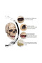 Halloween Mask Halloween Full Head Skull Creepy Mask Realistic Halloween Mask Latex Helmet Cosplay Party Props - 4