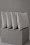 Quilted Pillow Protector Mattress Cover 50X70 4-Pack Melange Gray - 4
