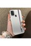 Samsung Galaxy A21S Compatible Speed Race Style Case, Red Blue Vertical Stripe Racing English Motif