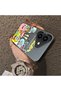 iPhone 17 Compatible Childlike Cartoon Case, Underwater Character Group Creative Flat Print - 2