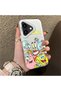 iPhone 16 Plus Compatible Childlike Cartoon Case, Underwater Character Group Creative Flat Print