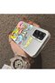 Samsung Galaxy A34 Compatible Childlike Cartoon Case, Underwater Character Group Creative Flat Print - 2