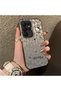 Samsung Galaxy S22 Ultra Compatible Gray Leopard Pattern Phone Case, Star English Art Print