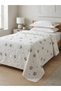 Embroidered Chenille Single Bedspread 1 Piece Bedspread 1 Piece Pillowcase - 2