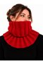 Women's Neck Collar Scarf Red Winter Thick High Collar