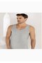 Men's Gray Color Cotton Combed Cotton Undershirt Me002 New Season (2 Pieces Economic Package)