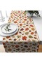Digital Printed Runner - Floral/Leaf Patterned / Embroidery-Looking / Autumn Series - 140X40 cm