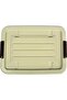 Storage Box 50 L With Lockable Lid & Wheels Plastic Organizer Storing Clothes, Toys, Tools, Medicine, Office/Kitchen Supplies, Arts & Crafts (Beige) - 4