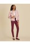 Senior Girls Burgundy Basic Leggings - 2