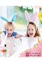 Electronic Plush Rabbit Interactive Pet with Carrot, Touch Control for Children and Babies - 3