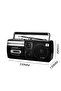 Handheld Radio and Cassette Player Supports USB and Bluetooth Connectivity - 4